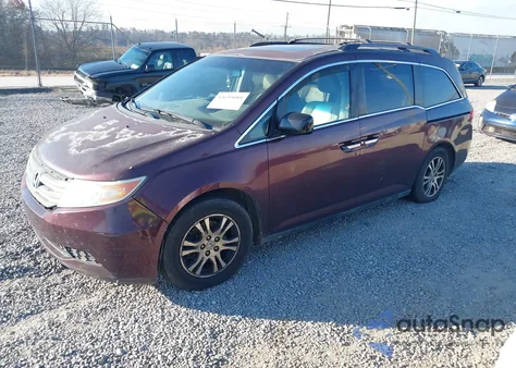 2012 Honda Odyssey Ex-L z USA, uszkodzony, nr VIN 5FNRL5H66CB035796